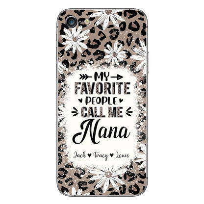 Daisy Leopard Grandma - Personalized Mother's Day Grandma Phone Case