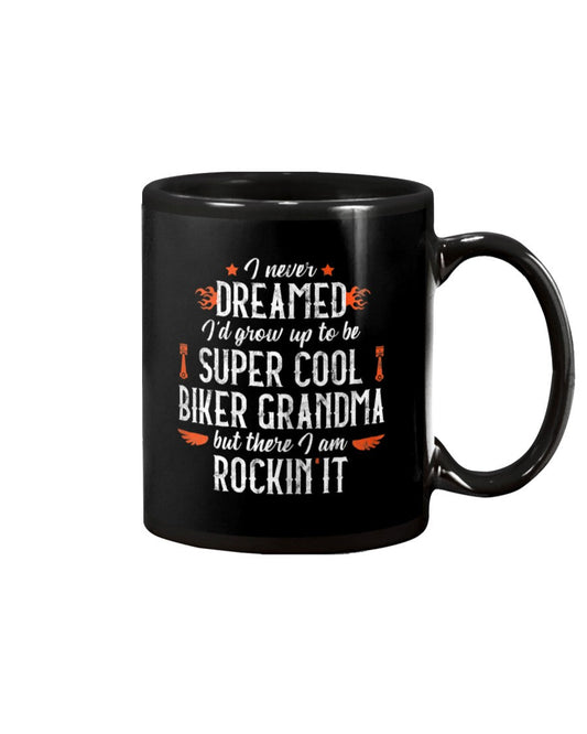 Womens Motorcycle Grandma Biker Vintage - Grandma Mug 0921