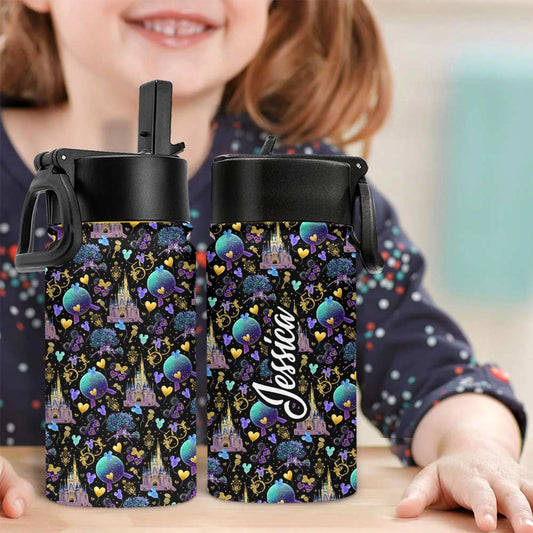 Magic Mouse Ears - Personalized Kids Water Bottle