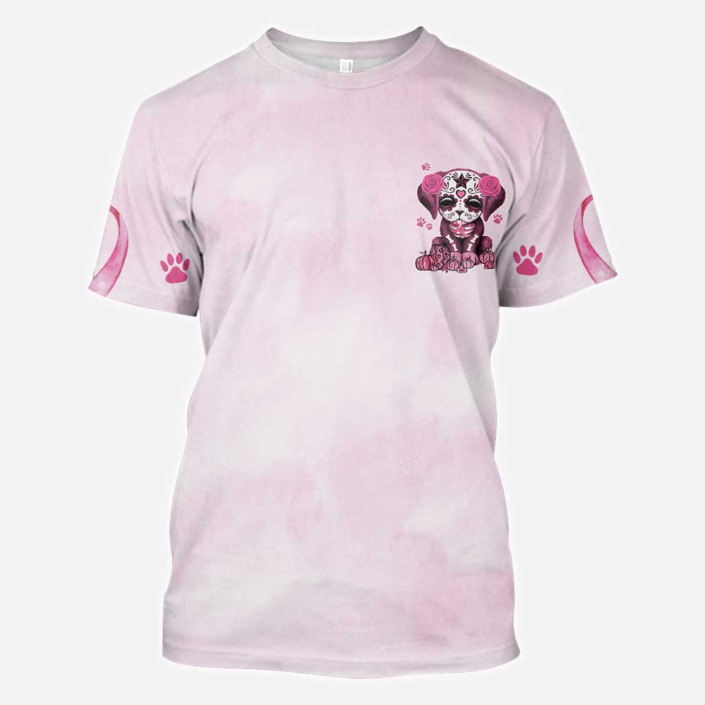 Fight Paws for the Cure Dog Breast Cancer Awareness All Over T-shirt and Hoodie