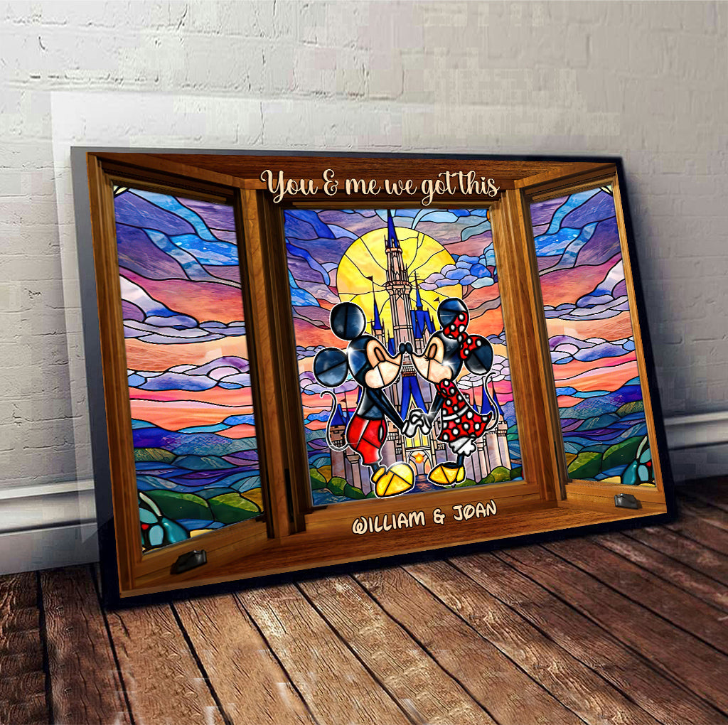 You And Me We Got This - Personalized Mouse Canvas And Poster