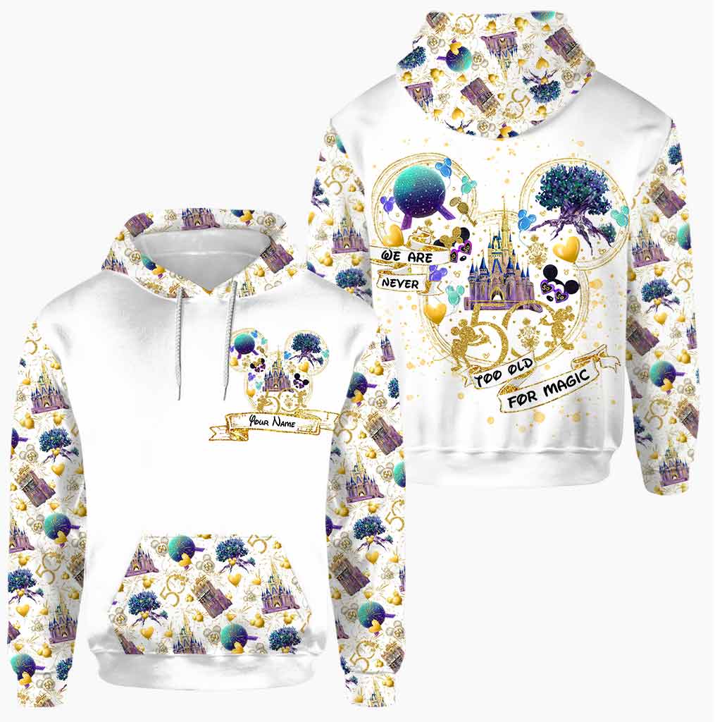 50th Anniversary Magical World Mouse Ears - Personalized Hoodie And Leggings