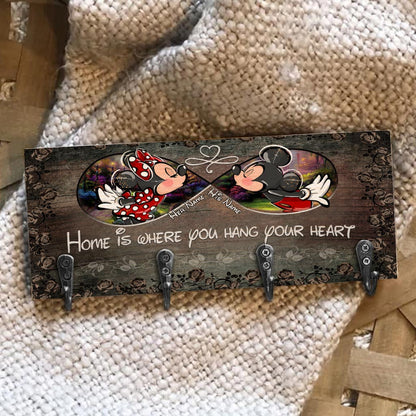 Home Is Where You Hang - Personalized Mouse Key Rack
