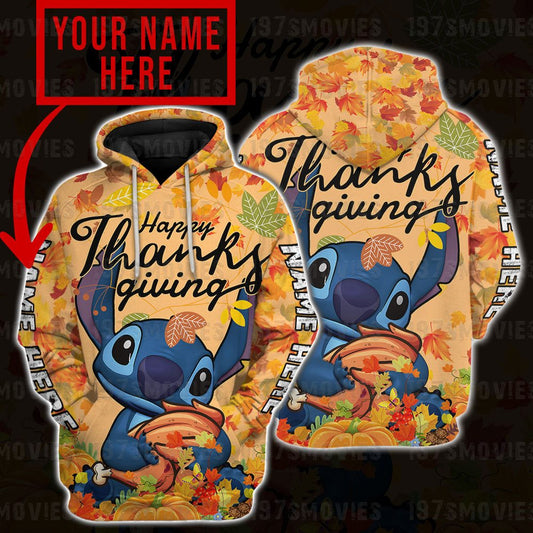 Happy Thanksgiving - Personalized Ohana All Over Shirt 0823