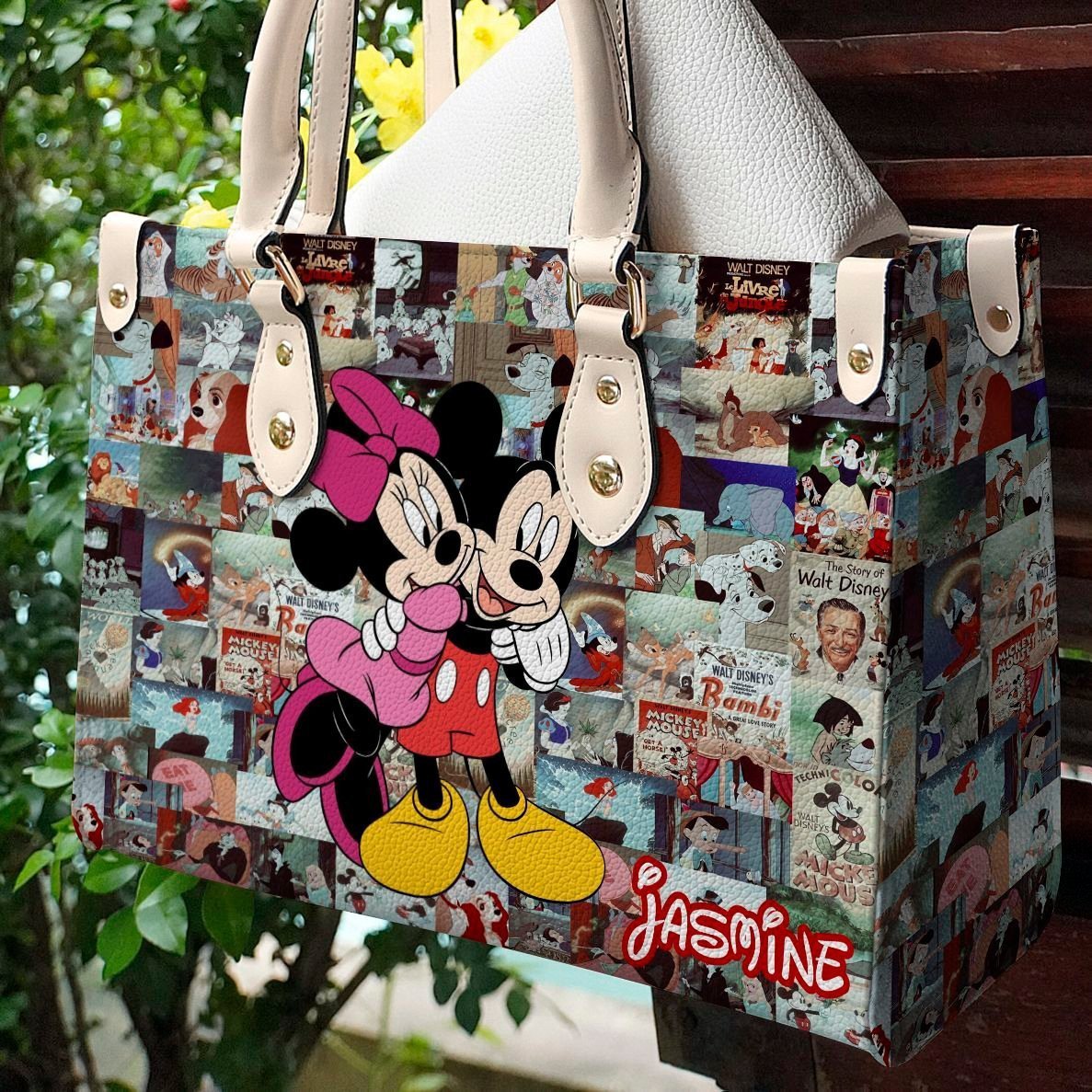 Love Mouse - Personalized Mouse Leather Handbag 0523