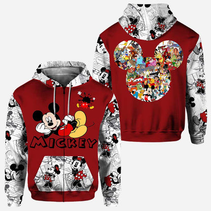 Magic Mickey - Mouse All Over T-shirt and Hoodie 102021