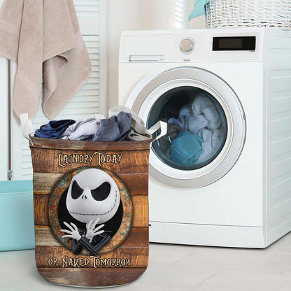 Laundry Today - Nightmare Storage Basket With 3D Pattern Print