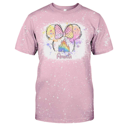 Magic Castle - Personalized Mouse Handmade Bleached Shirts