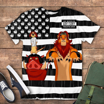 No Worries Mouse All Over Shirts 0523