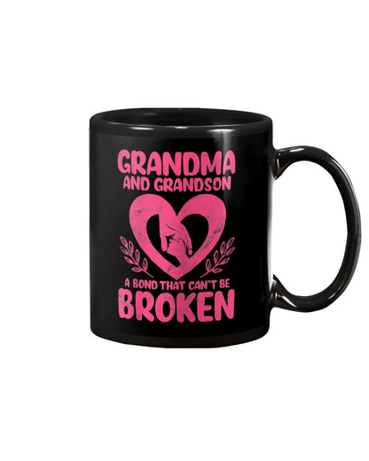 Grandma And Grandson A Bond That Can't Be Broken - Grandma Mug 0921