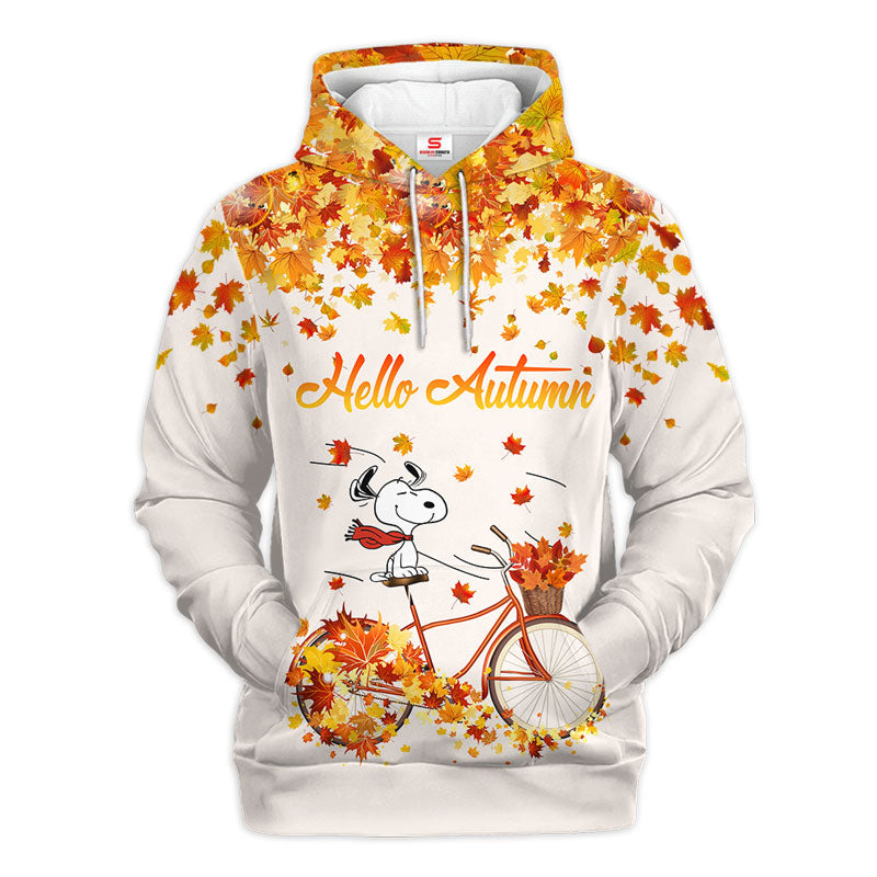 Hello Autumn All Over Shirt 0823