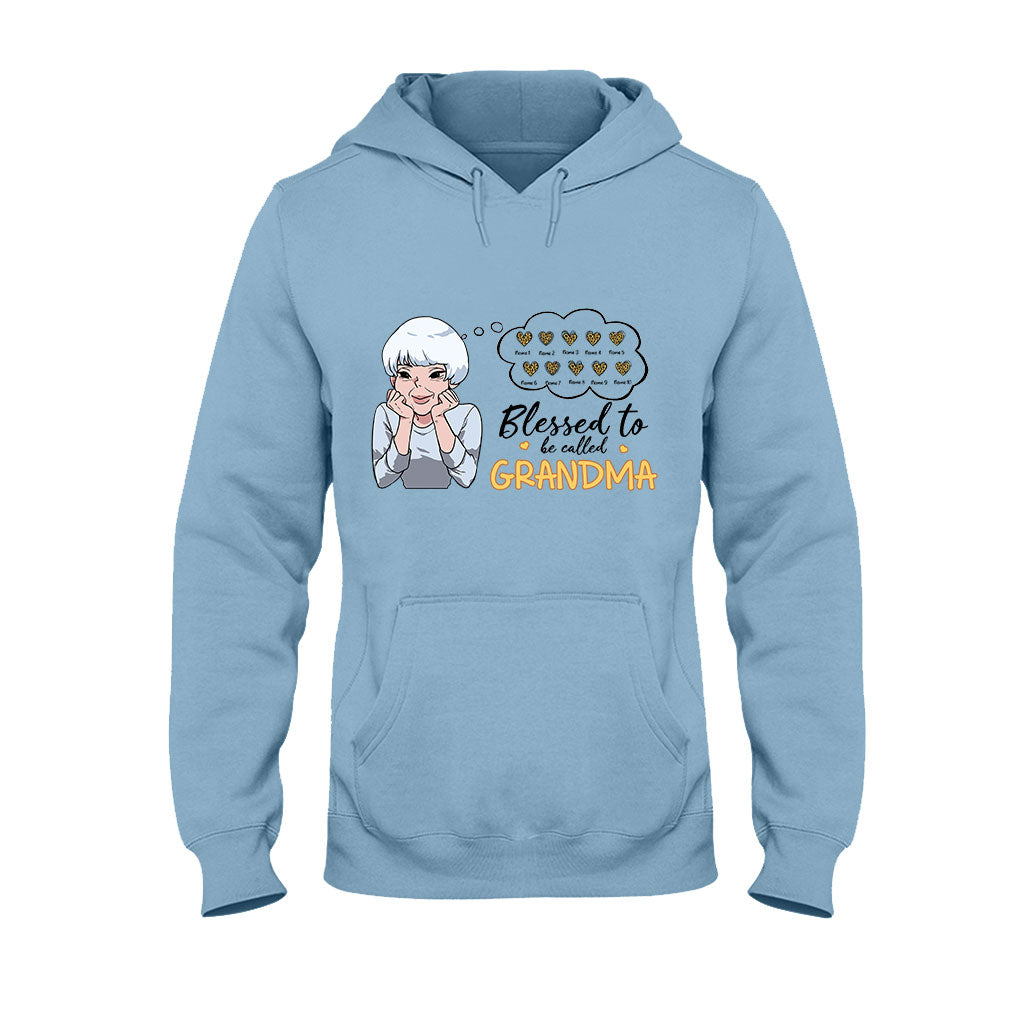 Blessed To Be Called Grandma - Personalized T-shirt and Hoodie