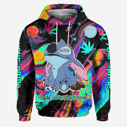 High Maintenance - Personalized Weed Hoodie And Leggings