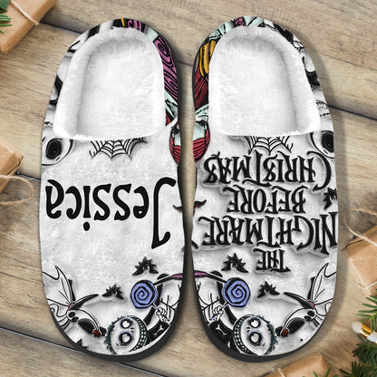 Nightmare - Personalized Nightmare Slippers