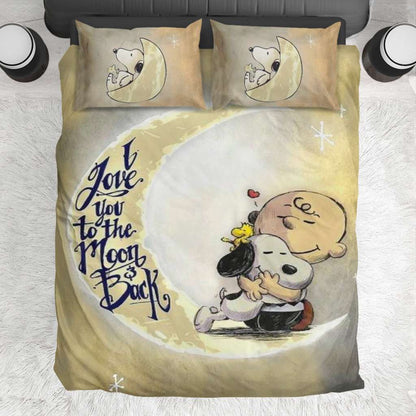 I Love You To The Moon And Back Bedding Set 0523