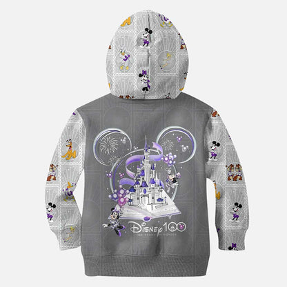 100 Years Of Wonder - Personalized Mouse Hoodie and Leggings