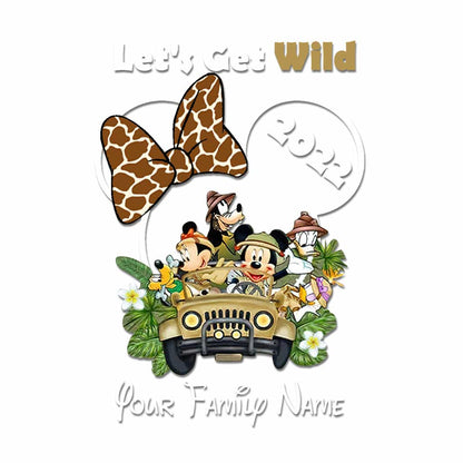 Let's Get Wild - Personalized Mouse Decal Full