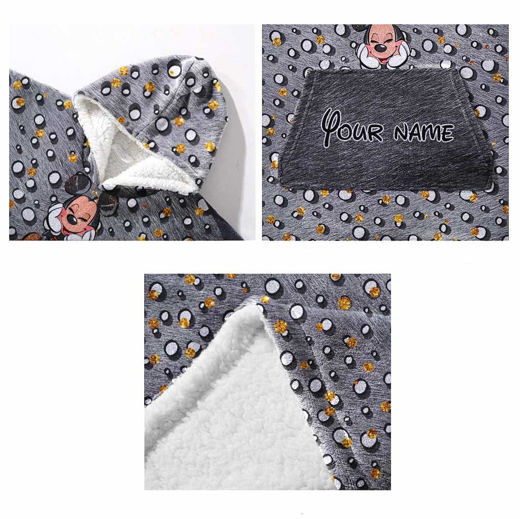 Magical Mouse Ears - Personalized Mouse Blanket Hoodie