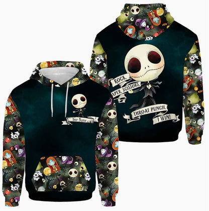 Rock Paper Scissors - Personalized Nightmare Hoodie and Leggings