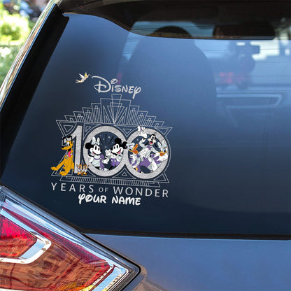 100 Years Of Wonder - Personalized Mouse Decal Full