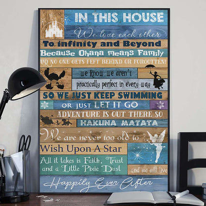 In This House Mouse Canvas And Poster