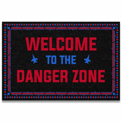 Welcome To The Danger Zone - Independence Day Top Gun Doormat