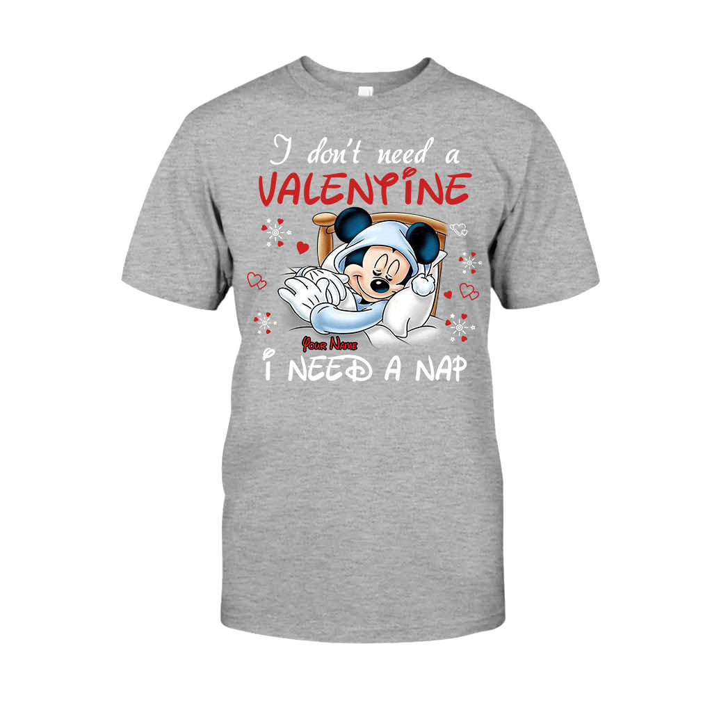 I Don't Need A Valentine - Personalized Valentine Mouse T-shirt and Hoodie