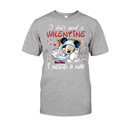 I Don't Need A Valentine - Personalized Valentine Mouse T-shirt and Hoodie