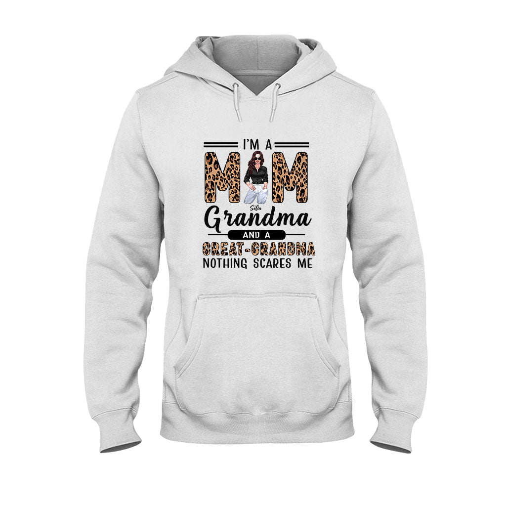 I'm A Mom A Grandma And A Great Grandma - Personalized T-shirt and Hoodie
