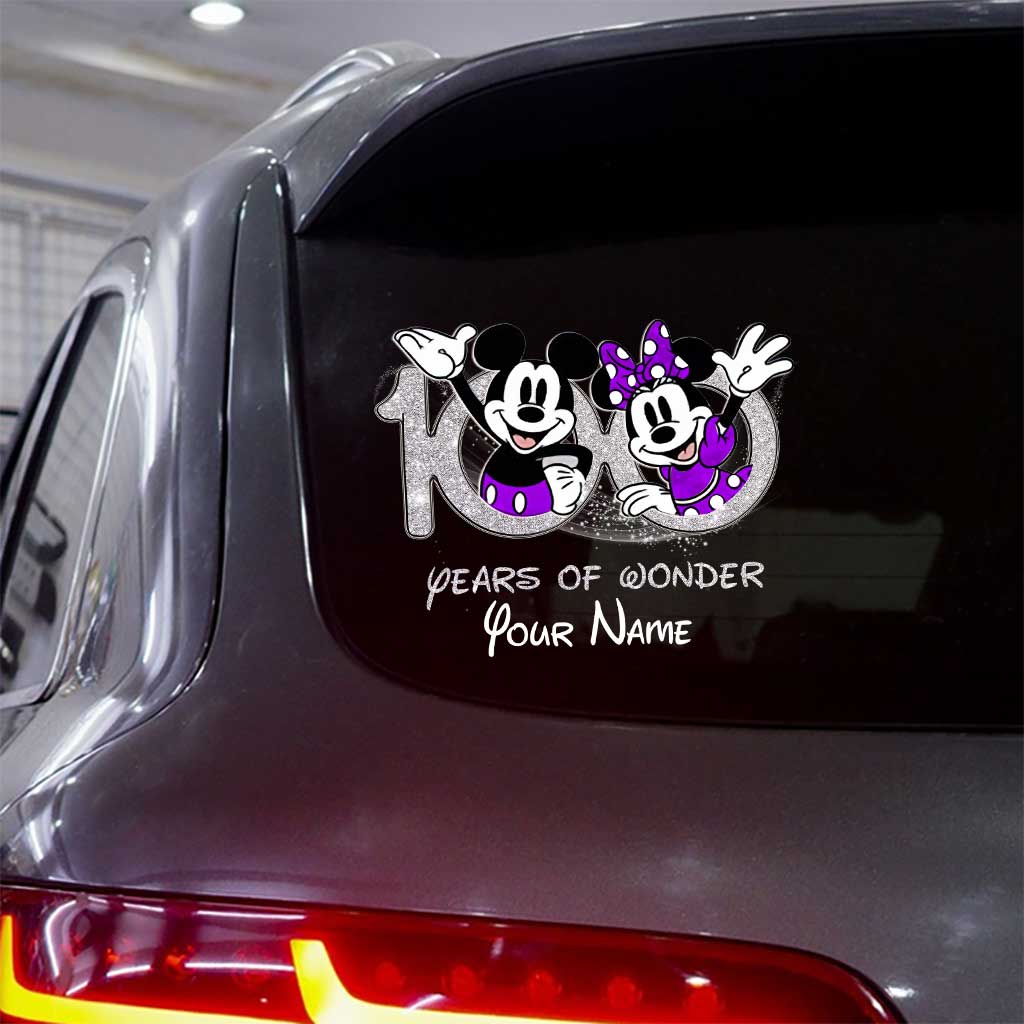 100 Years Of Wonder 1 - Personalized Mouse Decal Full