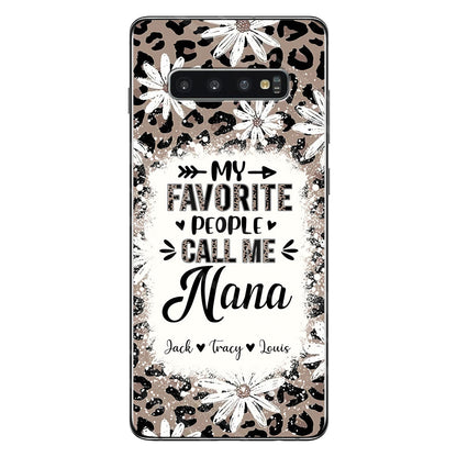 Daisy Leopard Grandma - Personalized Mother's Day Grandma Phone Case