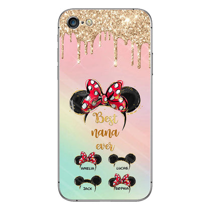 Happiest Nana Ever - Personalized Mother's Day Mouse Phone Case