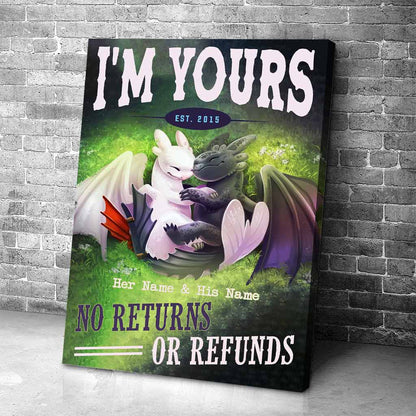I'm Yours - Personalized Dragon Poster
