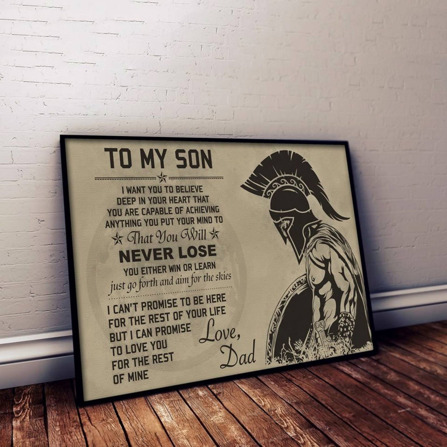 Meaningful Quote From Dad To Son - Family Poster 0921