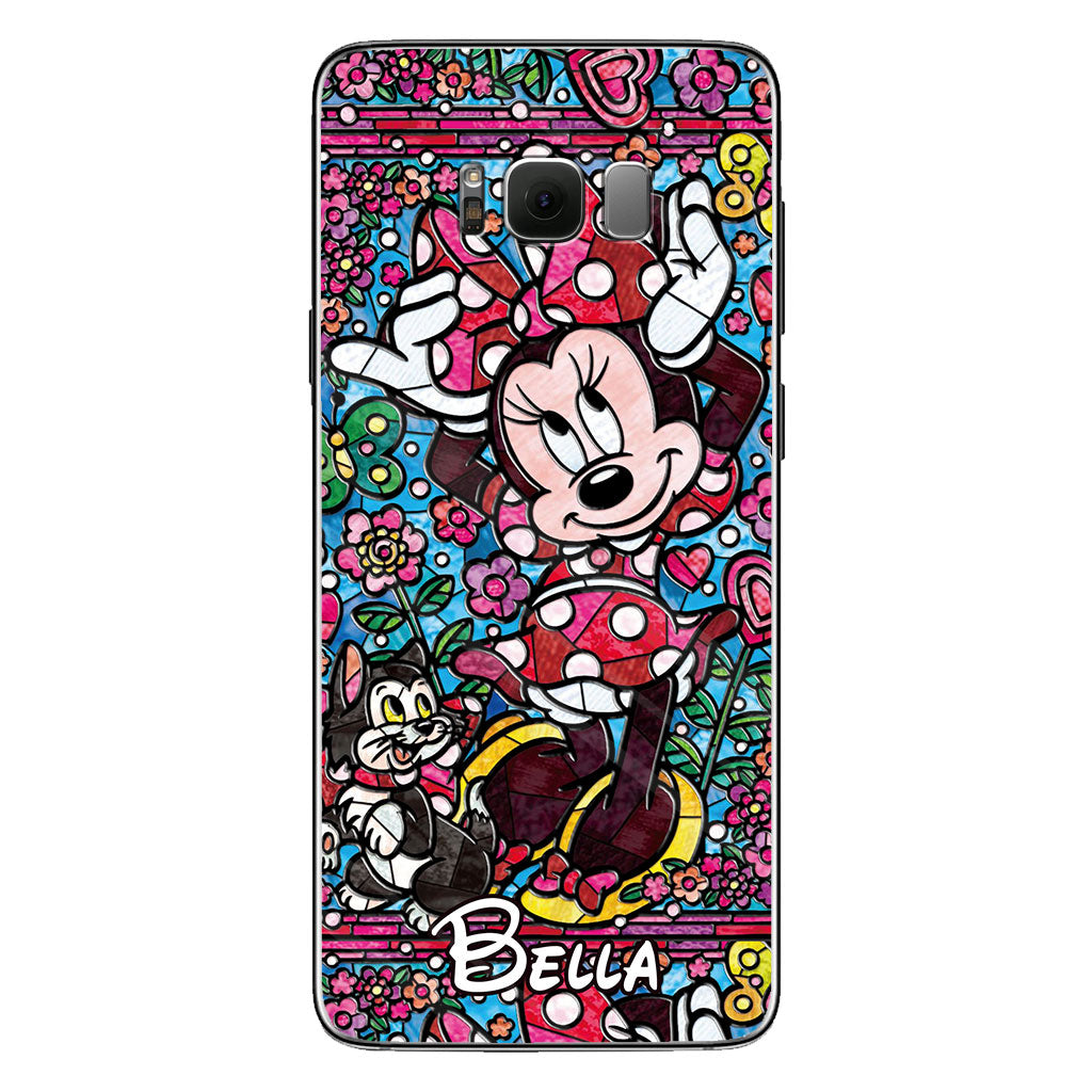 Stained Glass Mouse - Personalized Mouse Phone case