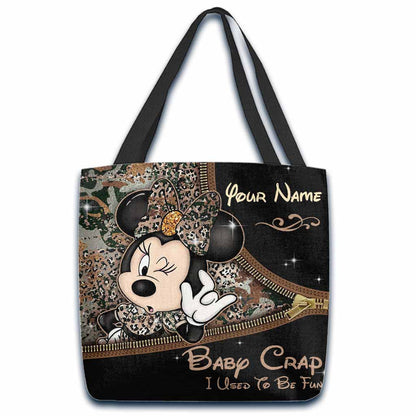 Baby Crap - Personalized Mother's Day Mouse Tote Bag