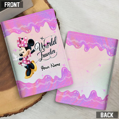 World Traveler - Personalized Mouse Passport Holder
