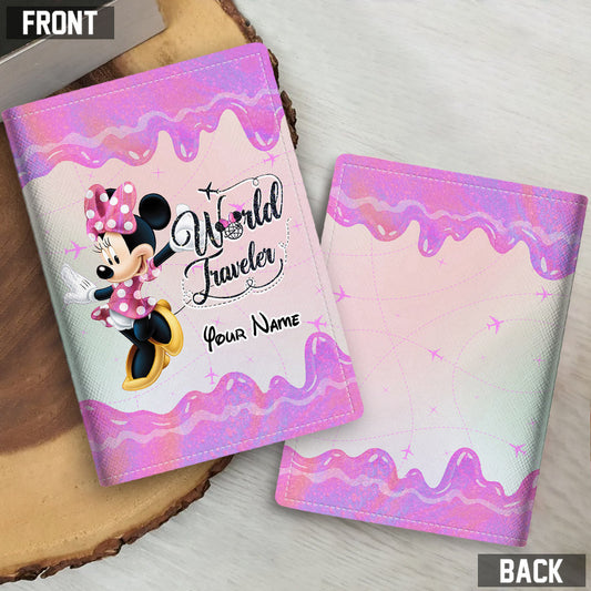World Traveler - Personalized Mouse Passport Holder