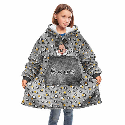 Magical Mouse Ears - Personalized Mouse Blanket Hoodie