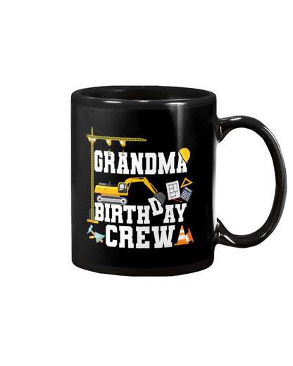 Grandma Birthday Crew Gift Construction - Grandma Mug 0921