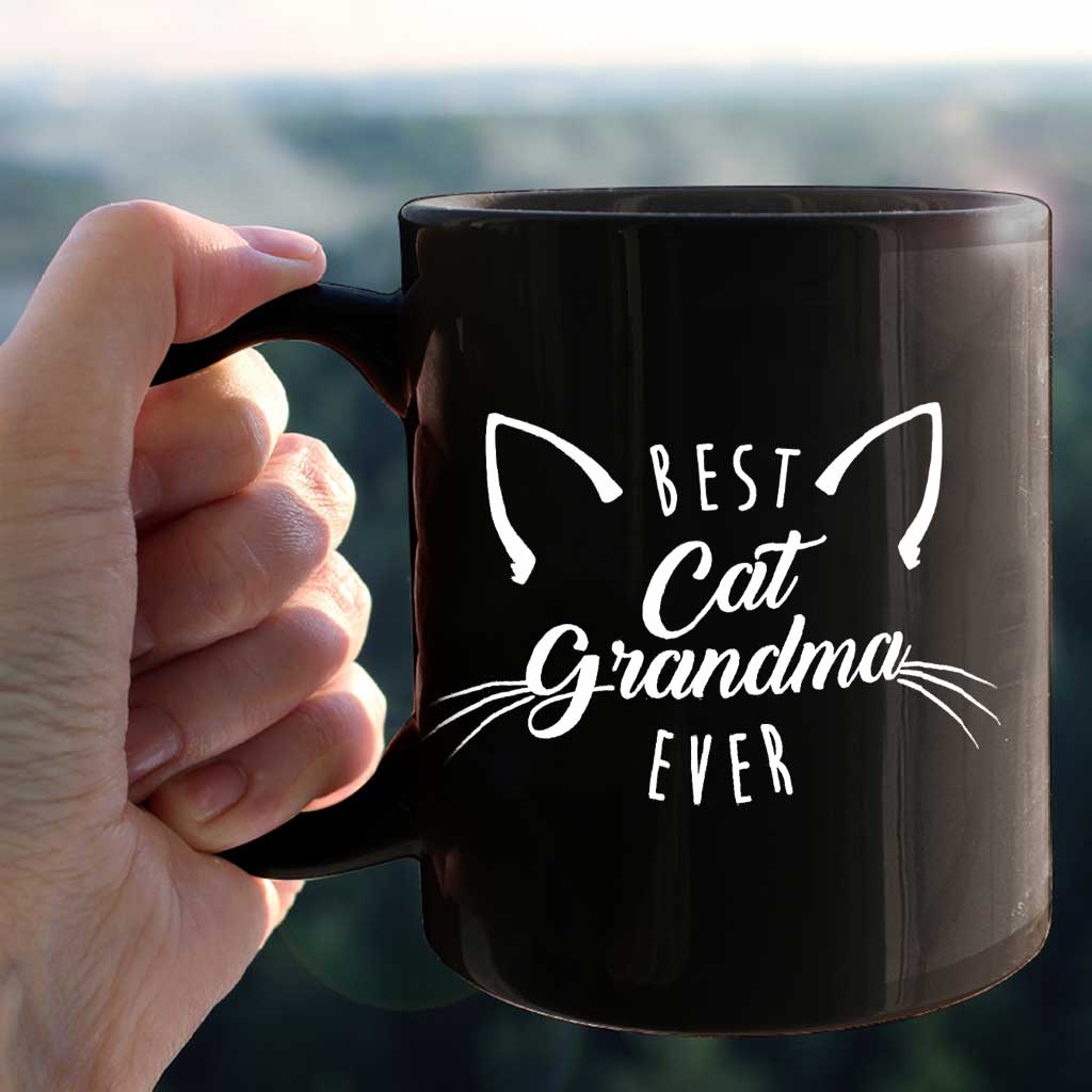 Best Cat Grandma Ever Funny Cats Lady Family Gift - Grandma Mug 0921