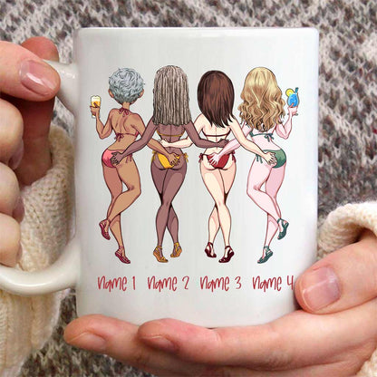 Friendship Is Like Pissing Your Pants - Personalized Bestie Mug