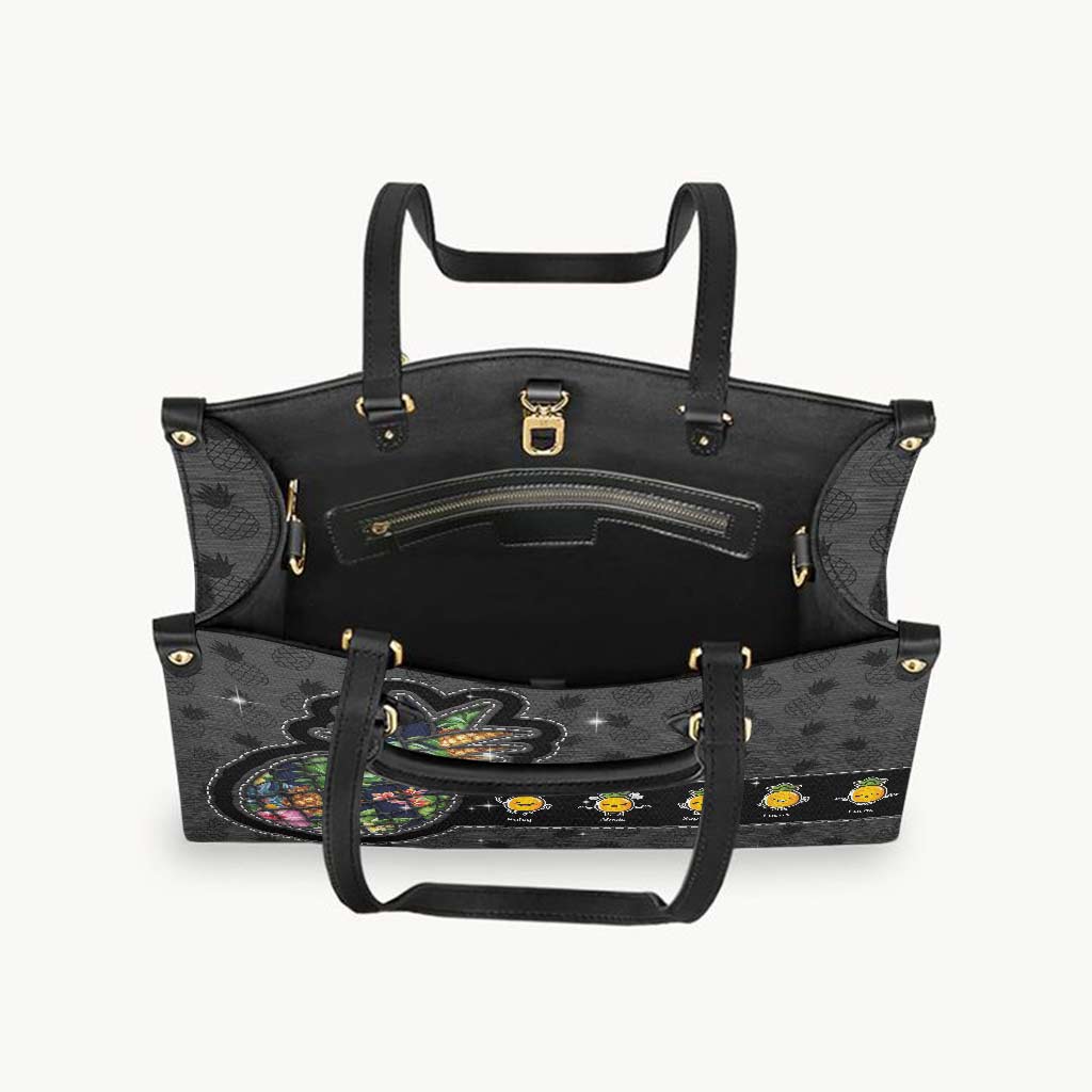 Important Nana Stuff - Personalized Leather Handbag