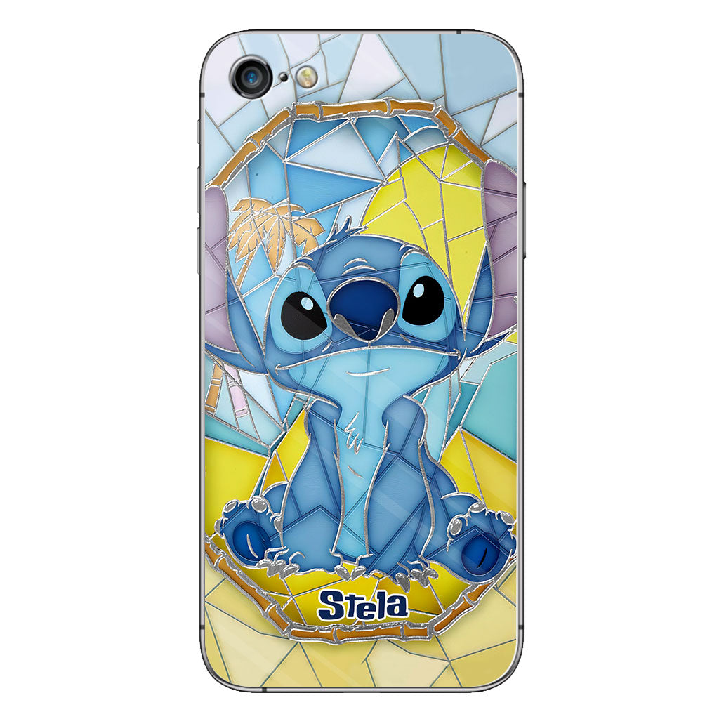Stained Glass Hawaii - Personalized Ohana Phone case