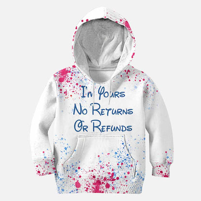 I'm Yours No Returns Or Refunds - Personalized Mouse All Over T-shirt and Hoodie