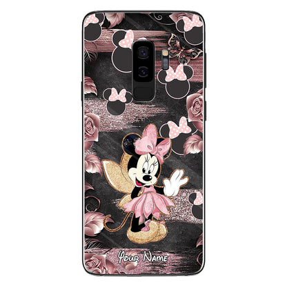Little Pink Mouse Ears - Personalized Phone Case