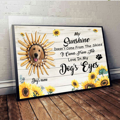 My Only Sunshine - Personalized Dog Poster