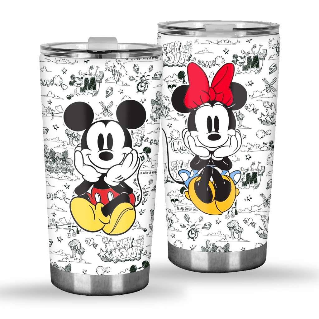 Started With A Mouse Mouse Tumbler 0523