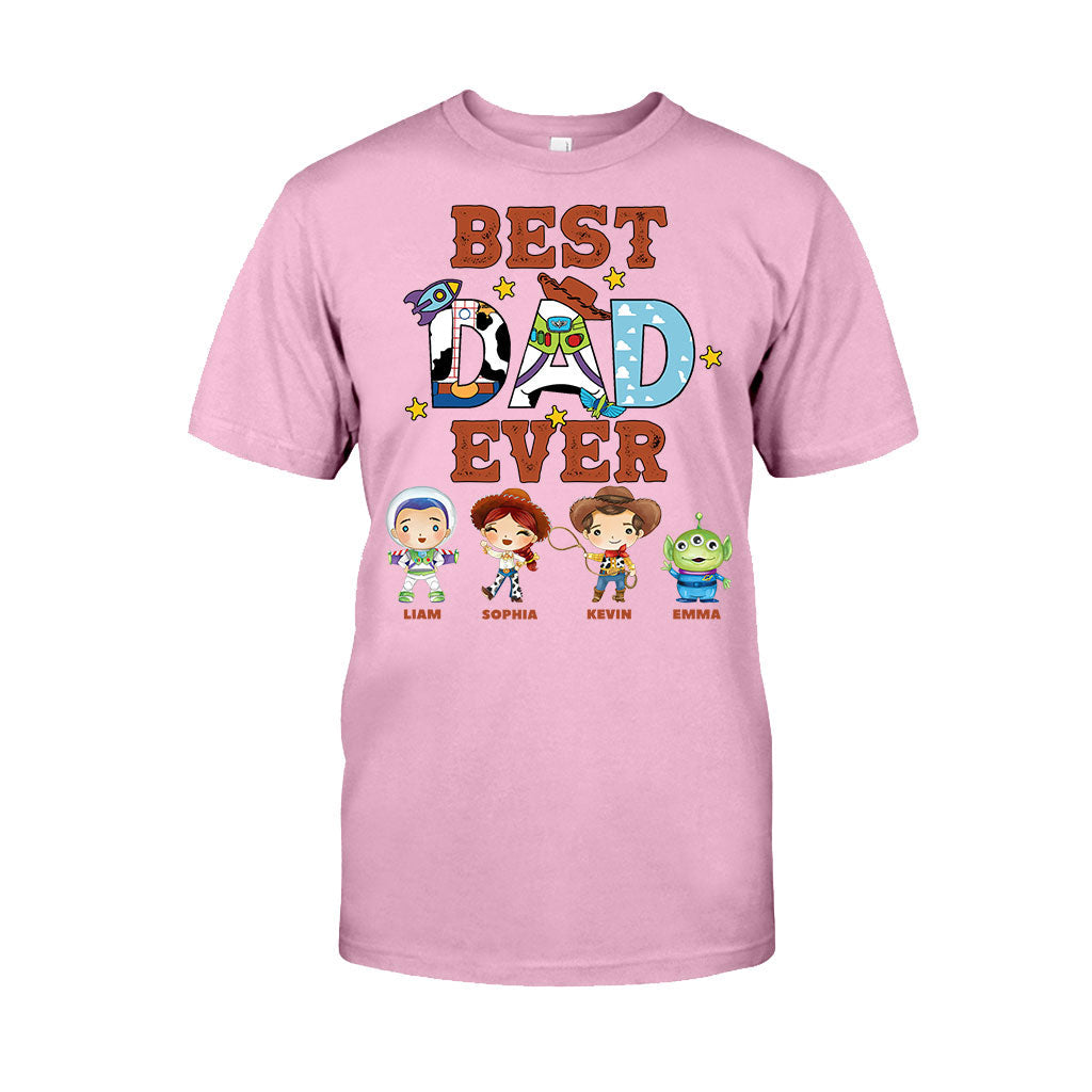 Best Dad Ever - Personalized Mouse T-shirt and Hoodie