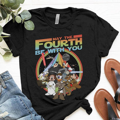 May The Fourth Be With You - Mouse T-shirt and Hoodie 0523